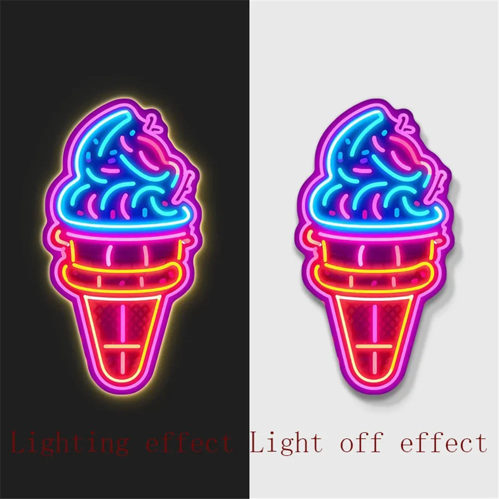 LED wall sconce for light decoration children and coffees - K / 54X100 CM