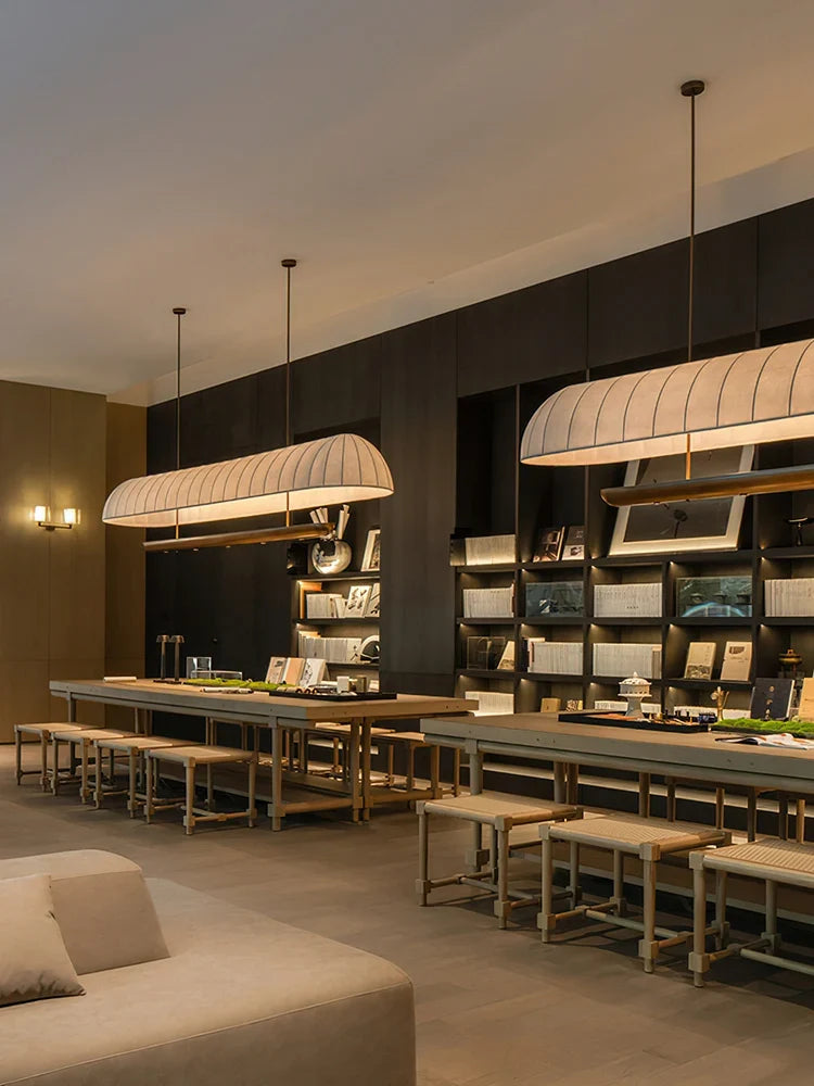 Japanese and Korean chandelier for coffee and tea salon - view 4