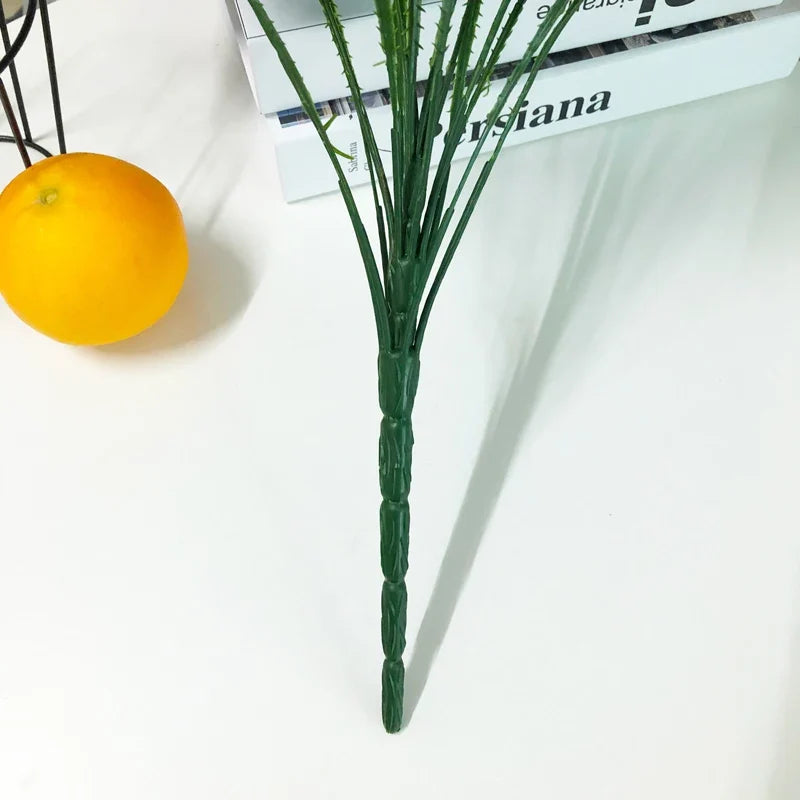 Artificial plants tropical palm leaves interior decoration - view 5