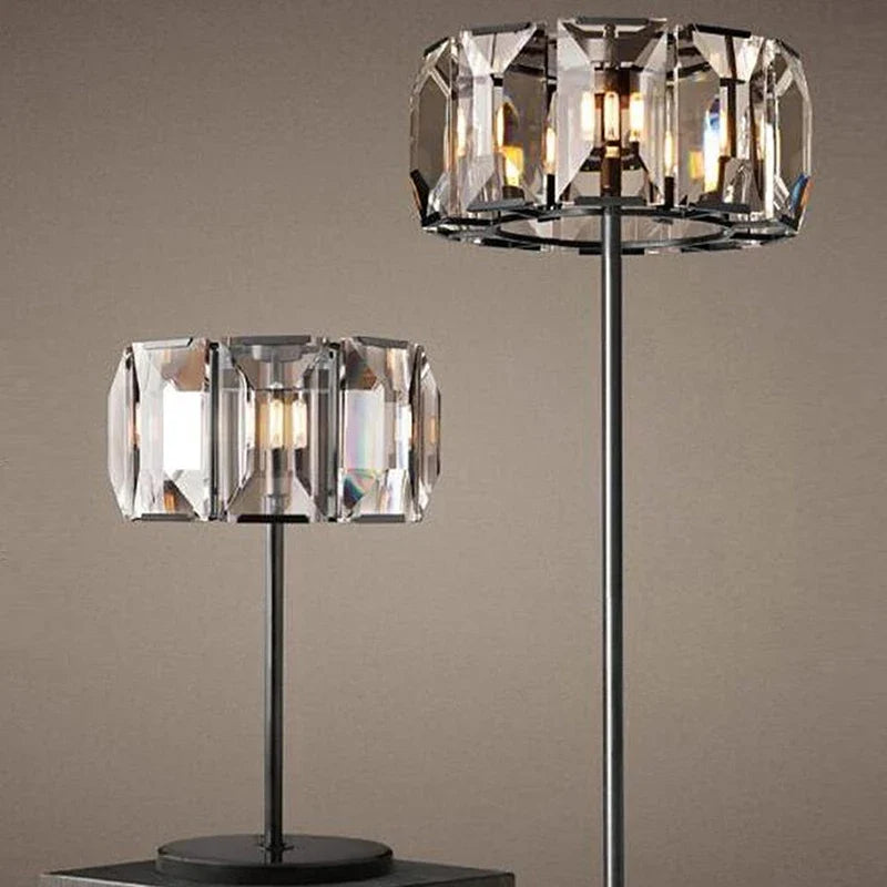 Vintage Crystal Dimmable LED Floor Lamp for Interiors - view 5