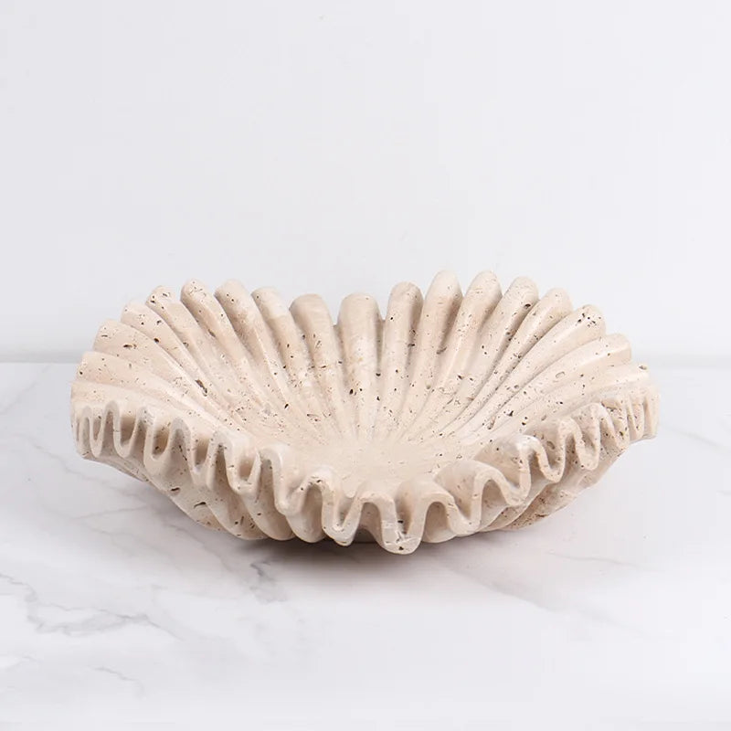 Wabi-sabi style marble storage tray modern artistic decoration - view 6