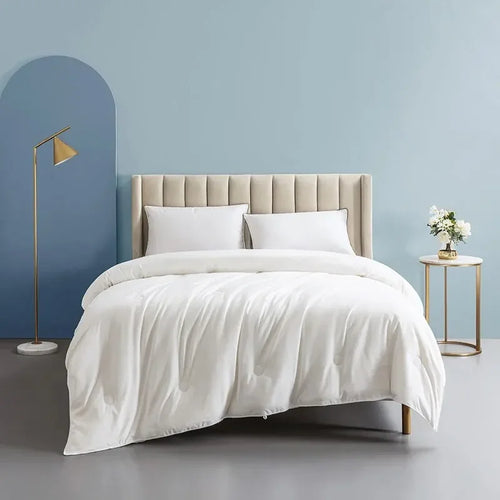 100% Mulberry Silk Air Conditioner Quilt Weighing about 3 Pounds, 200 * 230cm White Покрывало Стеганое - white / 200x230cm 1.5kg