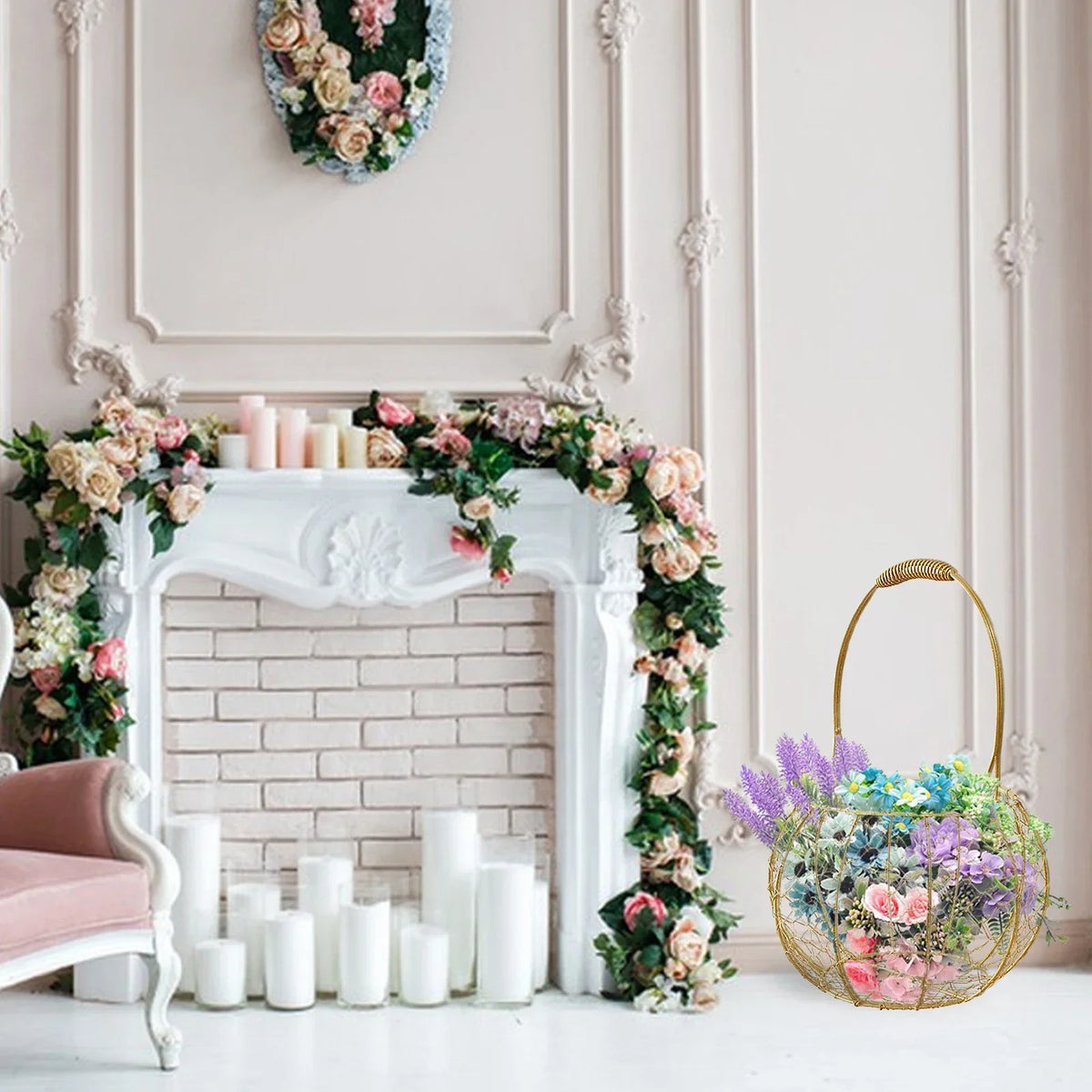 Creative storage baskets for wedding party and decoration - view 6