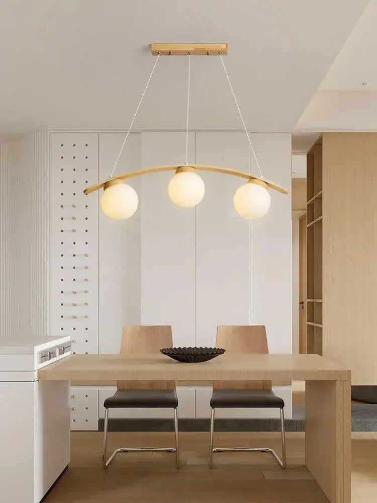 Wooden chandelier design for contemporary home decoration - view 2