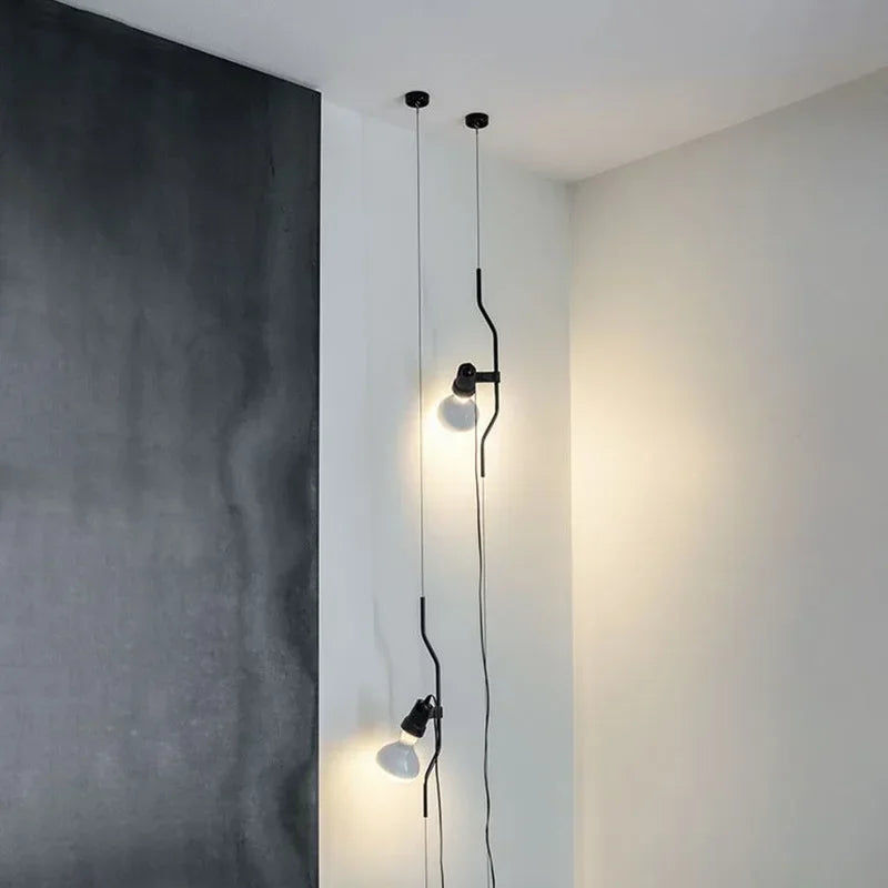 Italian minimalist foot chandelier with decorative adjustable height - view 5