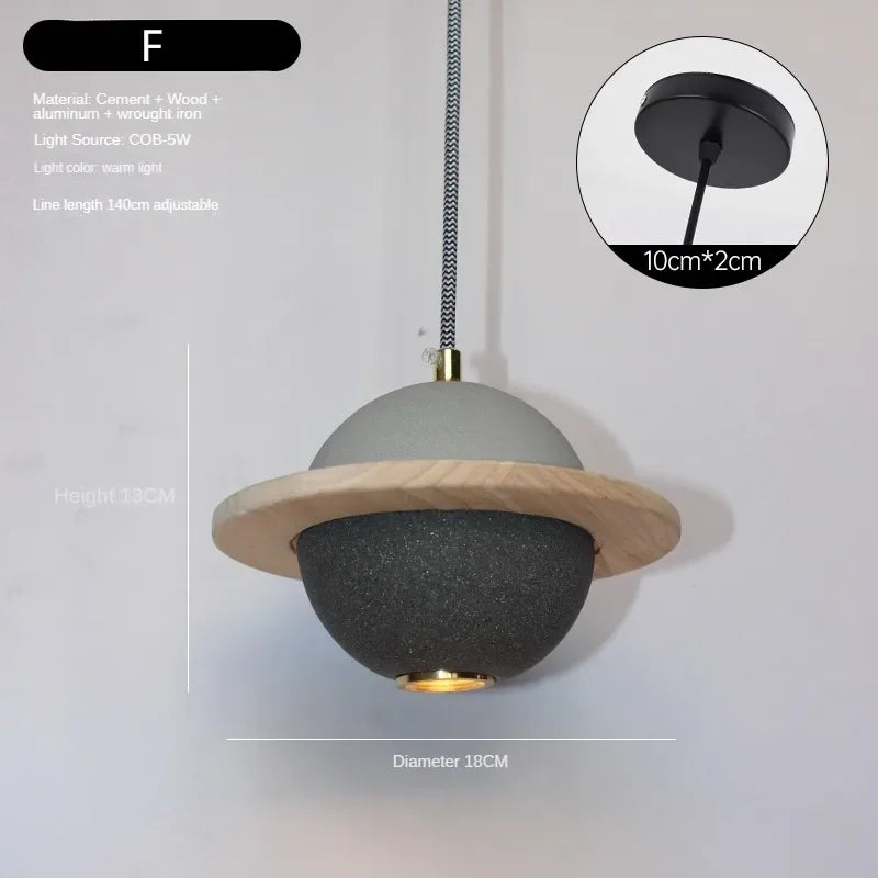Modern chandelier with creative design led for children - F / Lampe chaude
