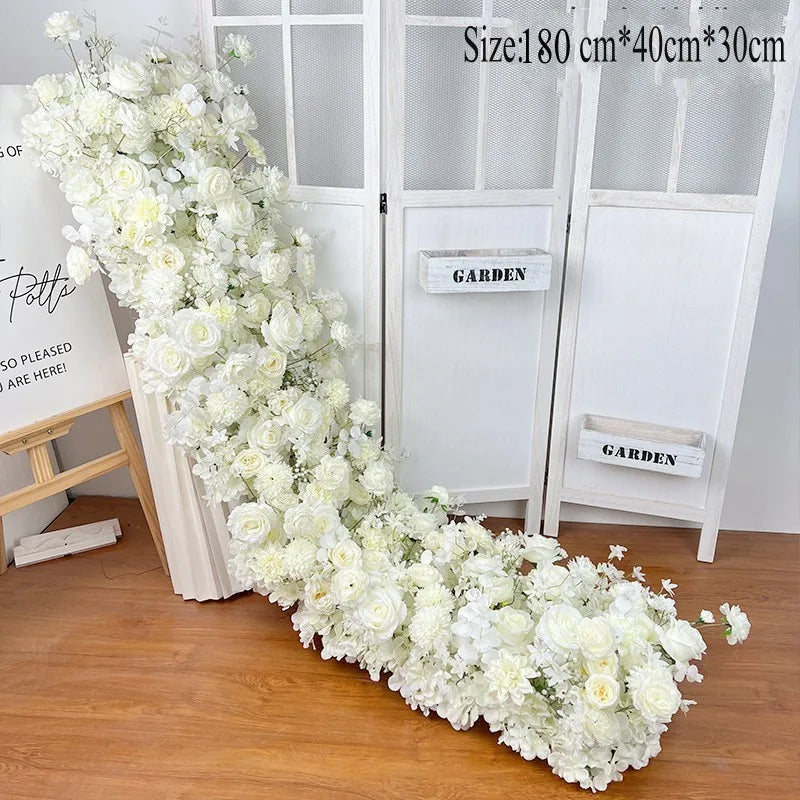 Artificial Hortensia Flower in Plastic for Weddings and Parties