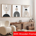 Abstract geometric round box for modern wall decoration