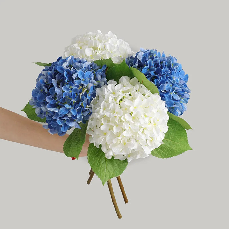 Artificial Hortensia Flower in Silk for Weddings and Parties - view 3