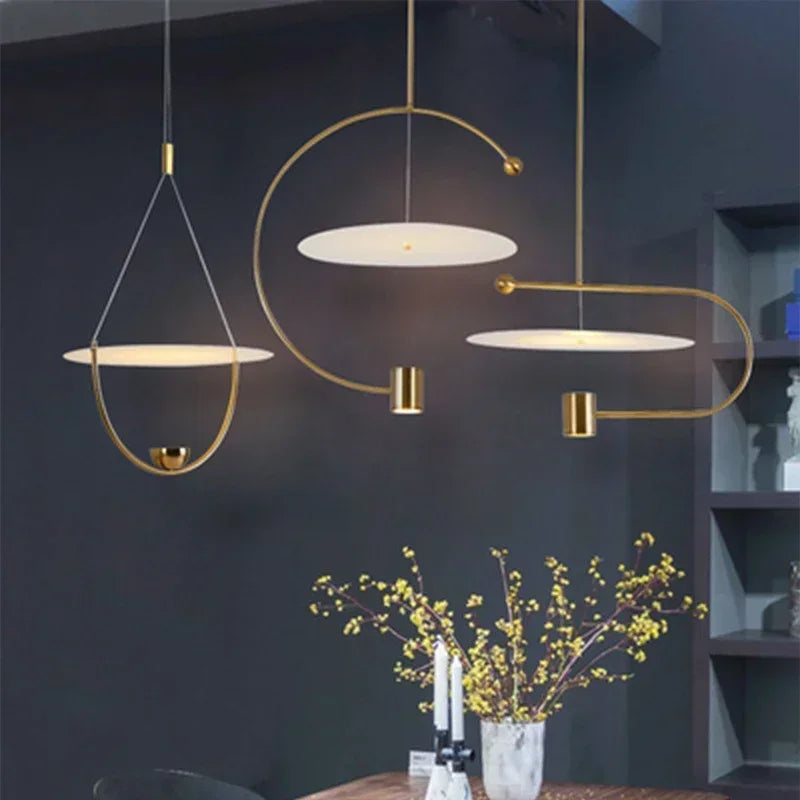 Minimalist Nordic acrylic chandelier for modern decoration