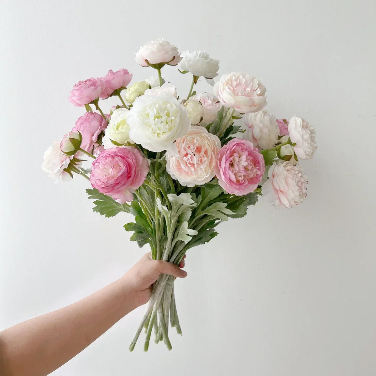 Bouquet of artificial peonies for wedding decoration party - view 5