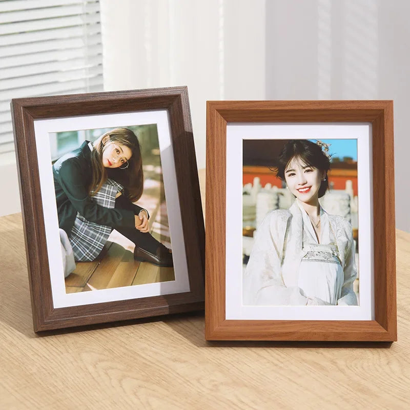 Minimalist wooden photo frame for interior decoration and gift - view 2