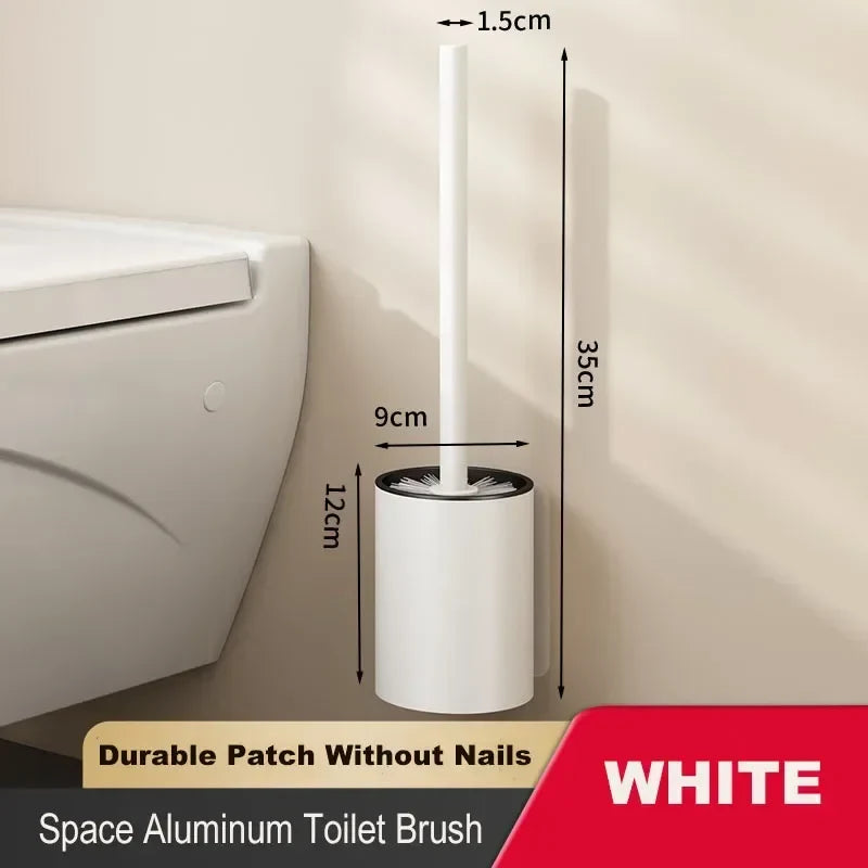 Wall cleaning brush made of aluminum without blind angle - White