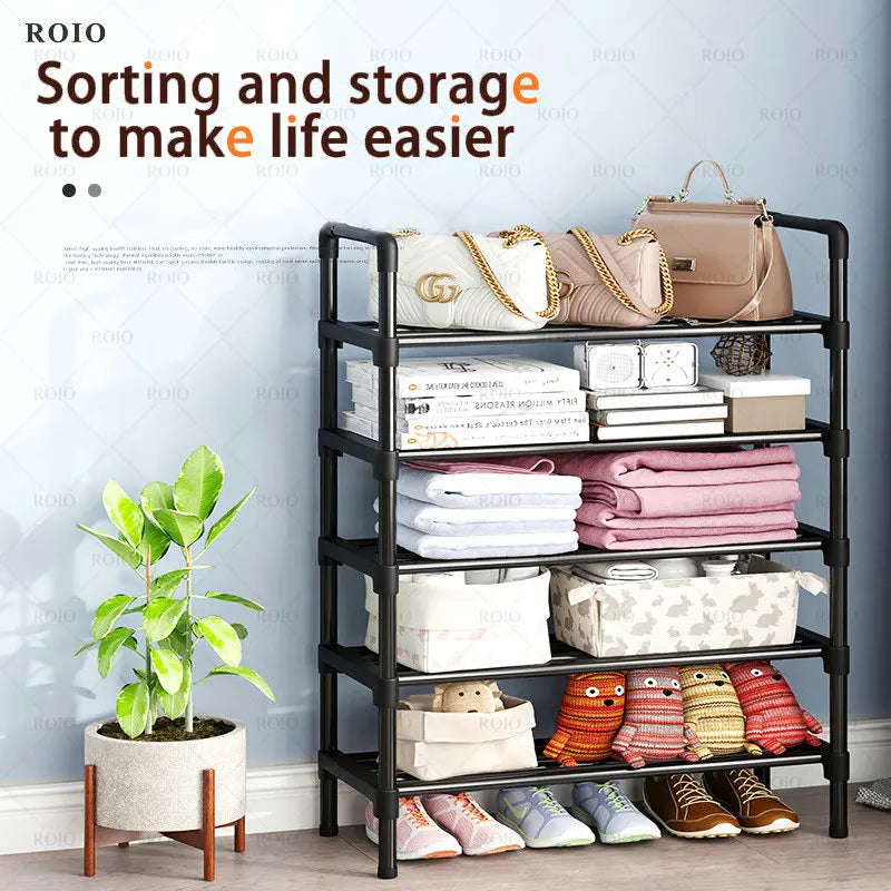 Easy to assemble and dust resistant shoe shelf - view 5