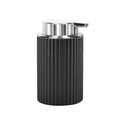 black with silver