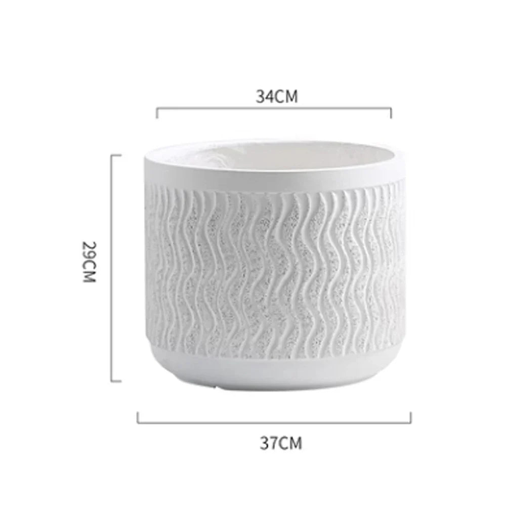 Modern silicone mould for light and luxurious concrete flower pot - Prune