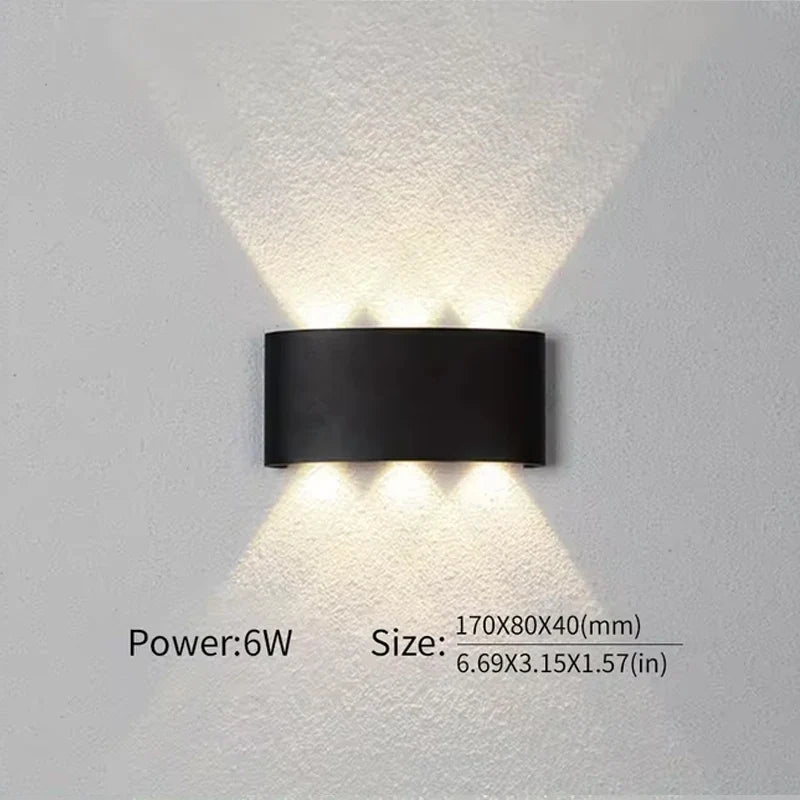 Waterproof led wall sconce for modern lighting - 6W / CHINE | 3000K