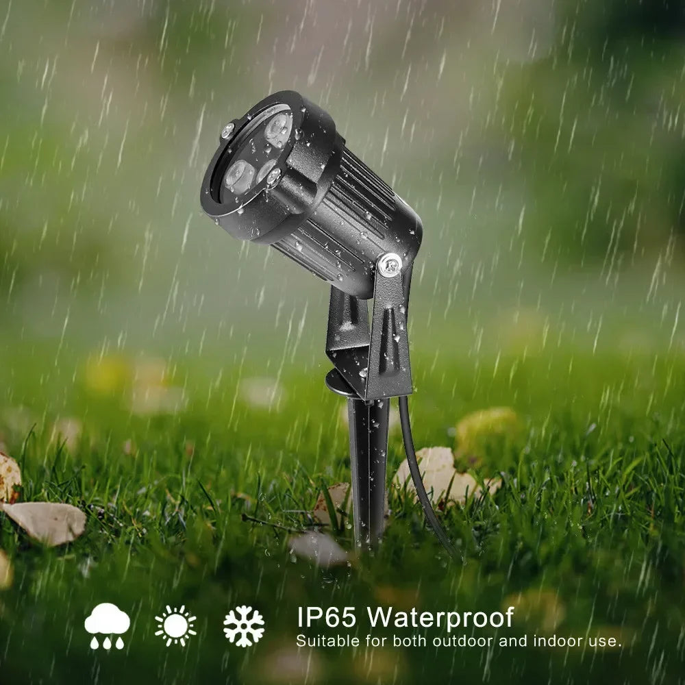 Outdoor LED Garden Lamp with Multicolor Light Options - view 5