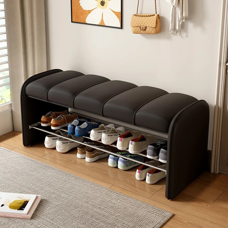 Changing stool and multipurpose storage cabinet - Black - 100CM