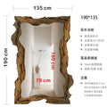 Luxury modern decorative wooden standing mirror for home - 190 x 135 cm