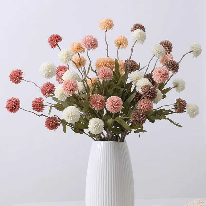 Artificial flowers dandelion decoration wedding gift bouquet saint-valentin