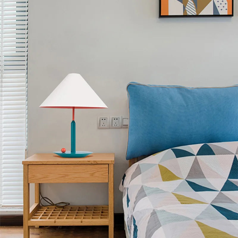 Scandinavian metal installation lamp with led bulb - view 6
