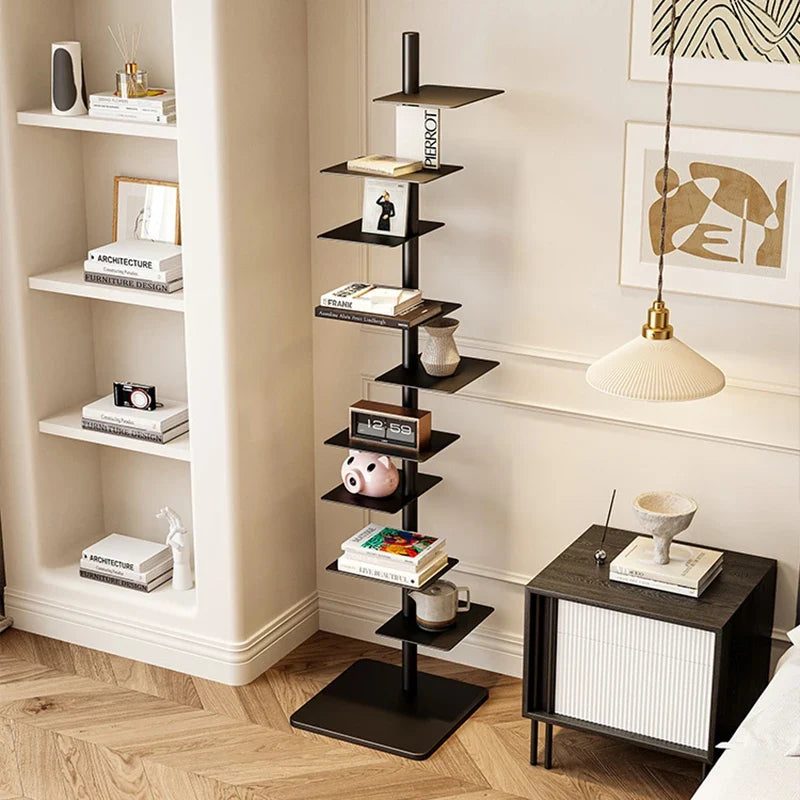 Modern shelves for children's books and magazines