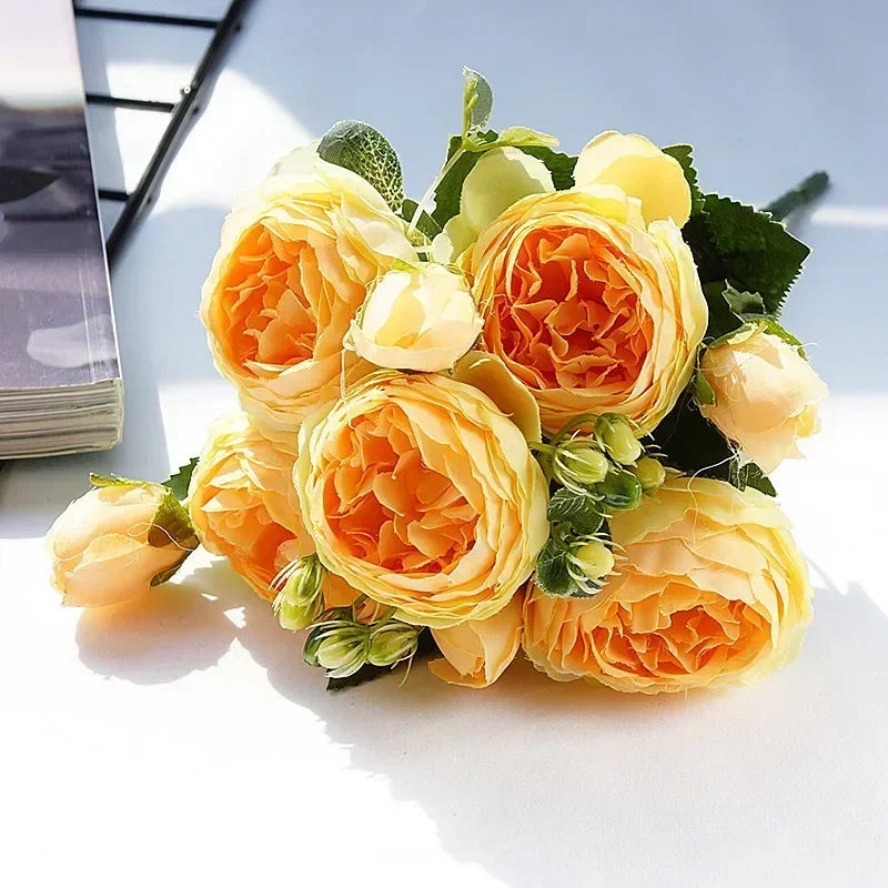 Small bouquet of artificial flowers for spring and festive decorations - 7