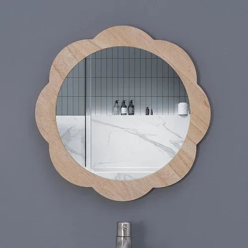Cute decorative mirrors for kids hanging wooden - 40 cm