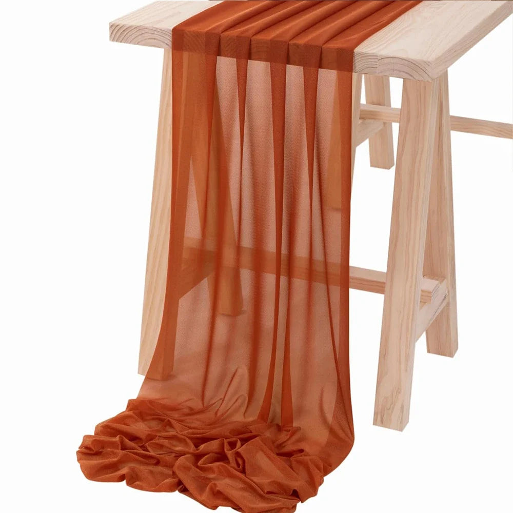 Table runner bohemian transparent wedding lot4 - 30x180CM