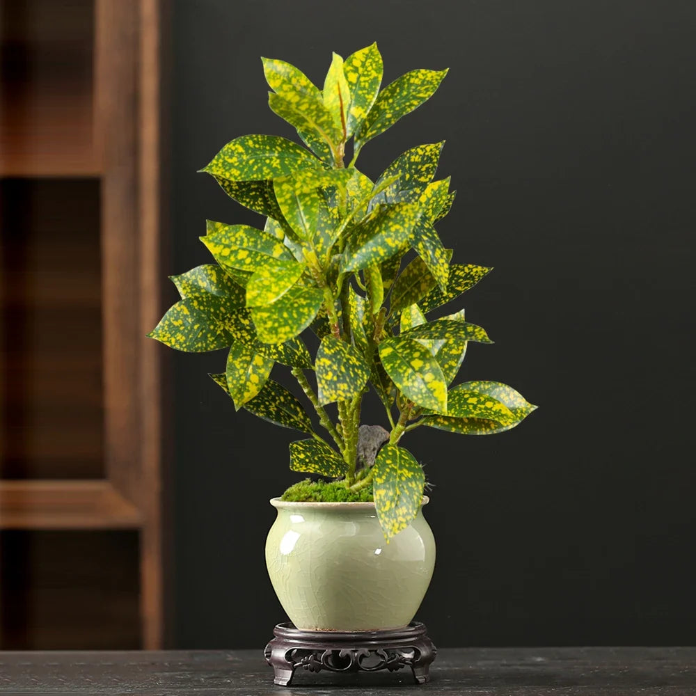Realistic artificial ficus tree for interior and exterior decoration