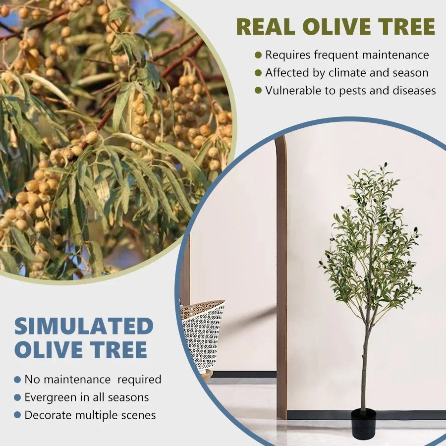 Artificial decorative olive with fruit for halloween and Christmas - view 9