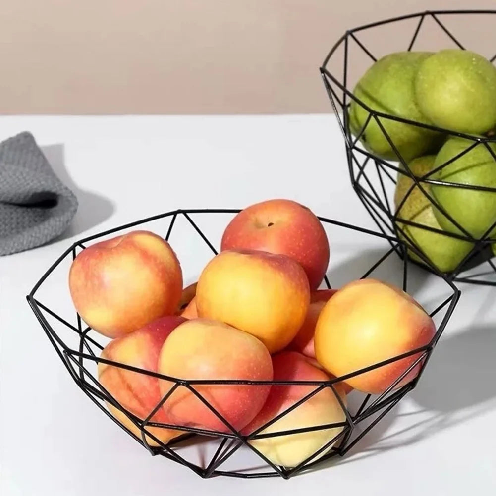 Multi-size iron fruit basket for various storage - view 5