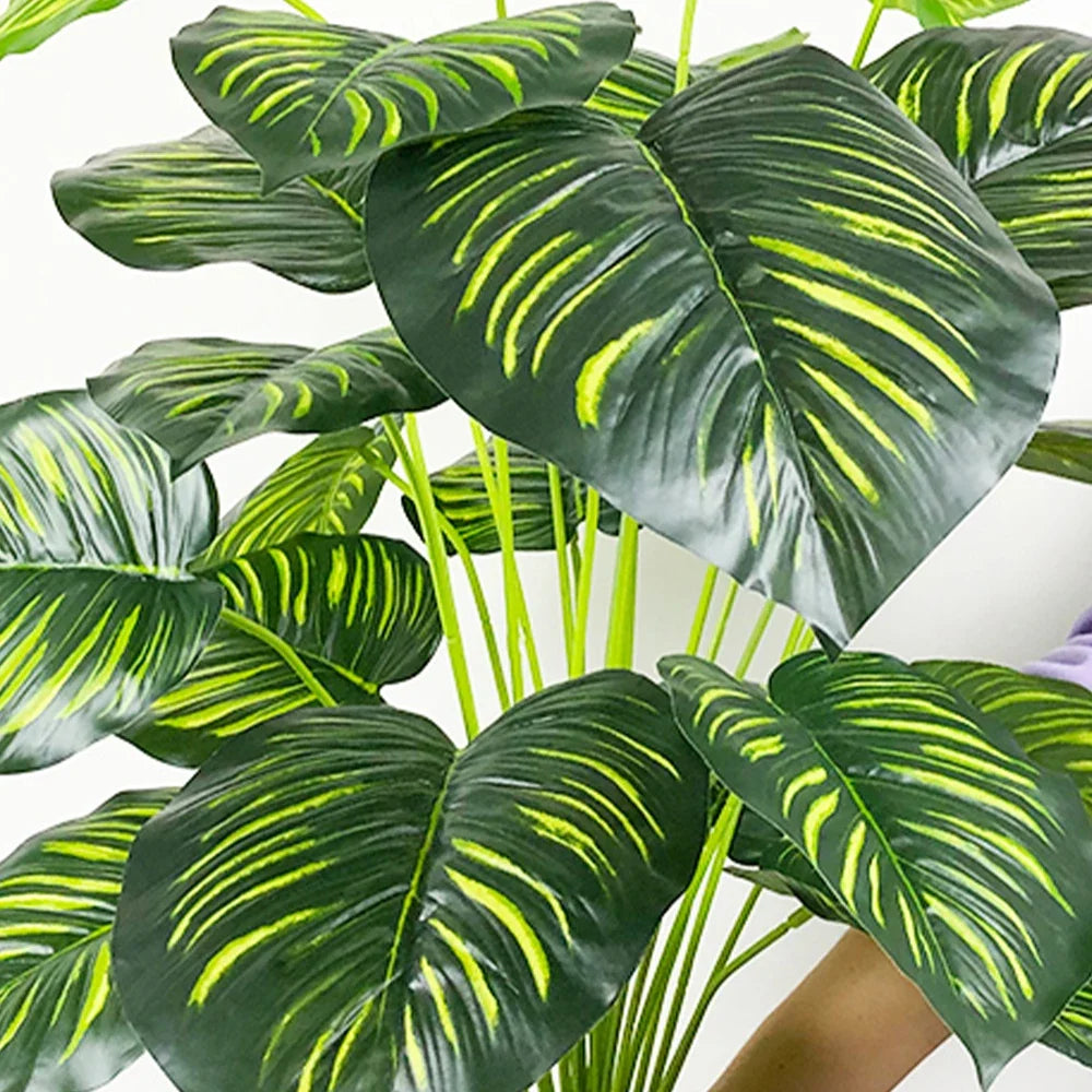 Large tropical plant fake banana leaf for interior and exterior decoration - view 5