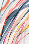 Delicate Abstract Geometric Wall Poster for Home Decor - 40X50cm Unframed / 5