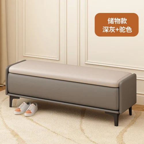 Luxury Nordic shoe bench for storage - 60x40x40cm 1