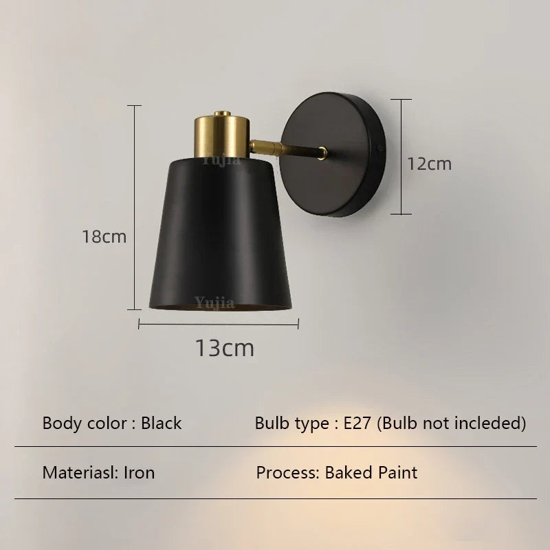 Adjustable vintage wall sconce for bright interior decoration - B / Bulb Not Included
