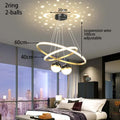 Chandelier led modern starry sky for interior decoration - Gold 40-60cm / Variation d'intensité à distance