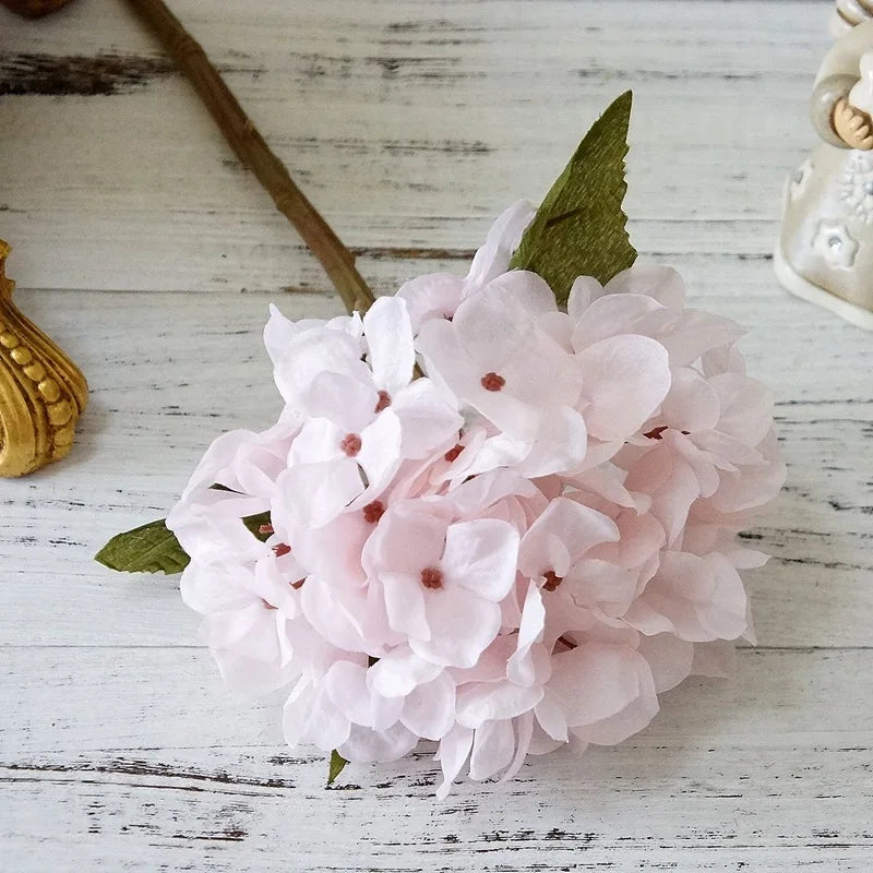 Silk hortensia bouquet for interior decoration and wedding - 3