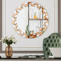 Decorative wall mirror modern pattern sun elegant design - 60cm (24 inches)