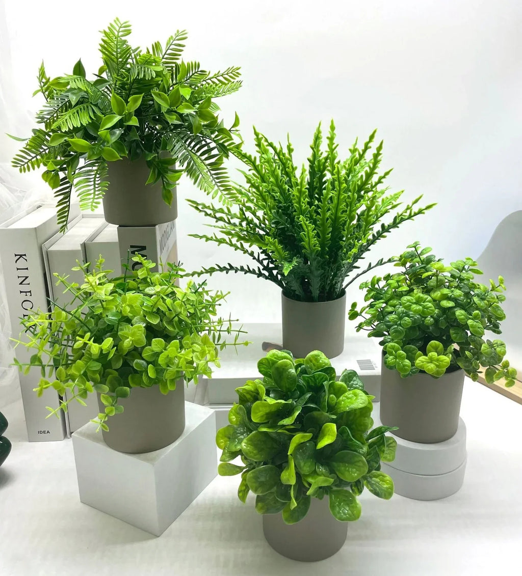 Artificial bonsai plants office and garden decorations