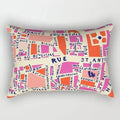 Reversible Geometric Lumbar Cushion for Private and Office Spaces
