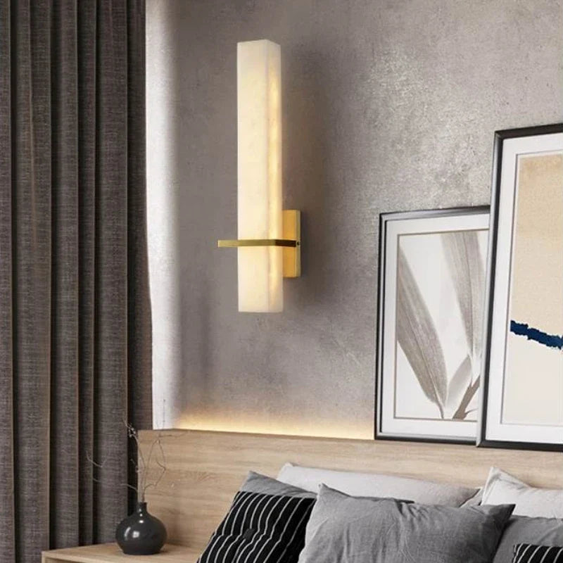 Light copper wall sconce LED light modern design for interior - view 4