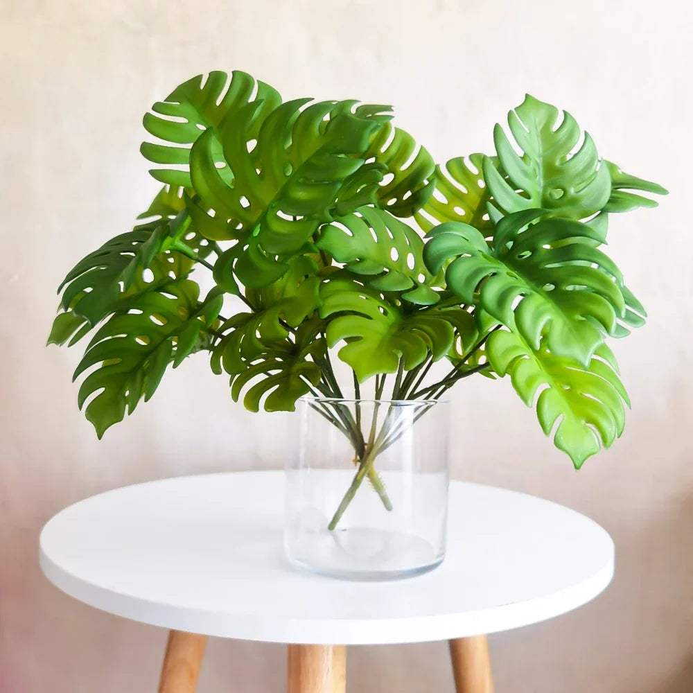 Fake tropical plant monstera for interior and exterior decoration - view 5