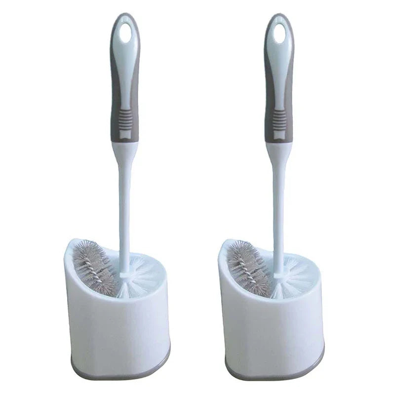 Toilet Brush Set with Storage Caddy, 2-Pack, Style One