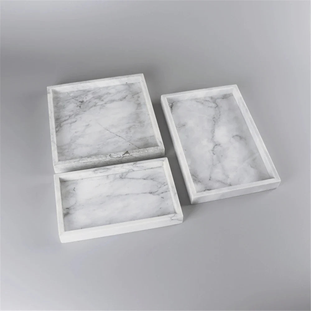 Lightweight marble shelf for storage jewelry and stylish accessories - view 3