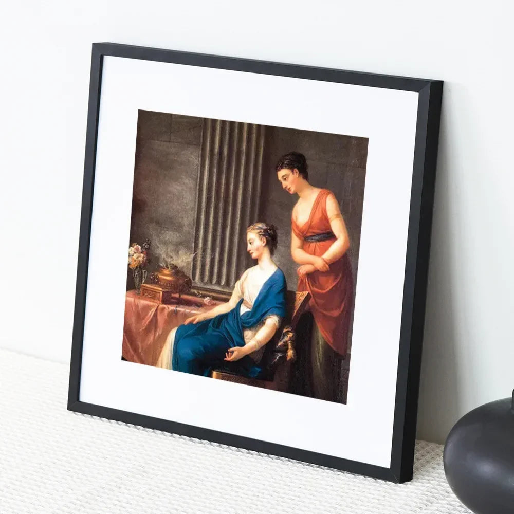 Aluminum photo frame to hang for decoration and gift - D / 20x20cm 8x8 inches
