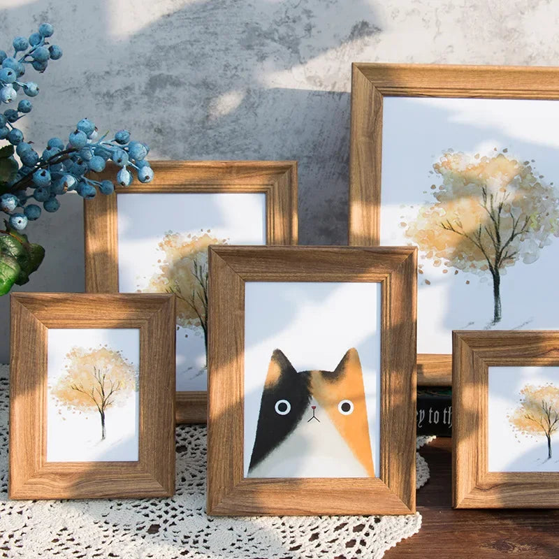 Plastic retro photo frame for wall and table decoration - view 3