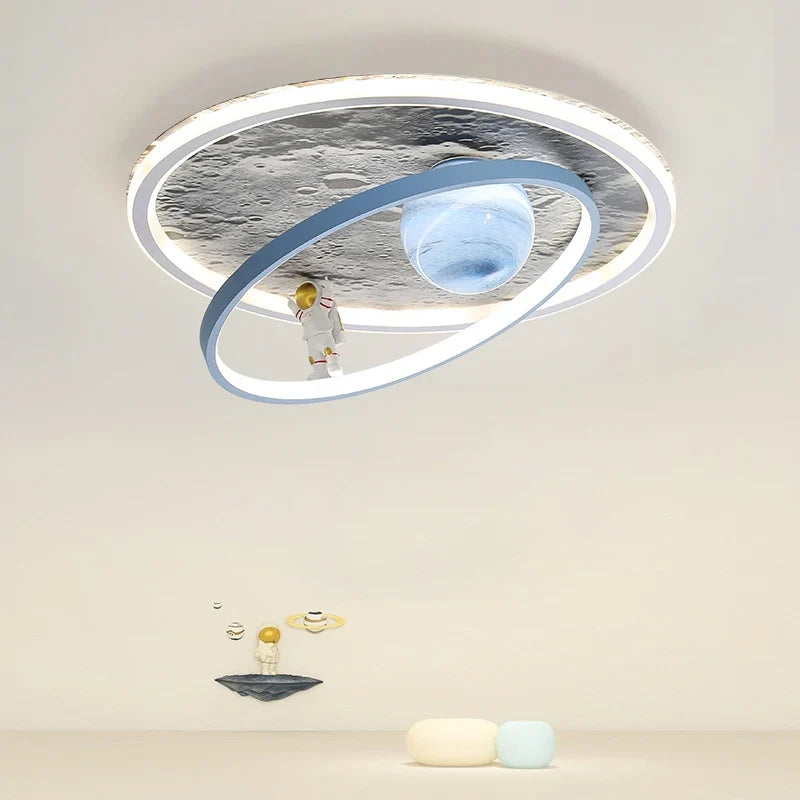 Round led ceiling for modern interior lighting - view 2