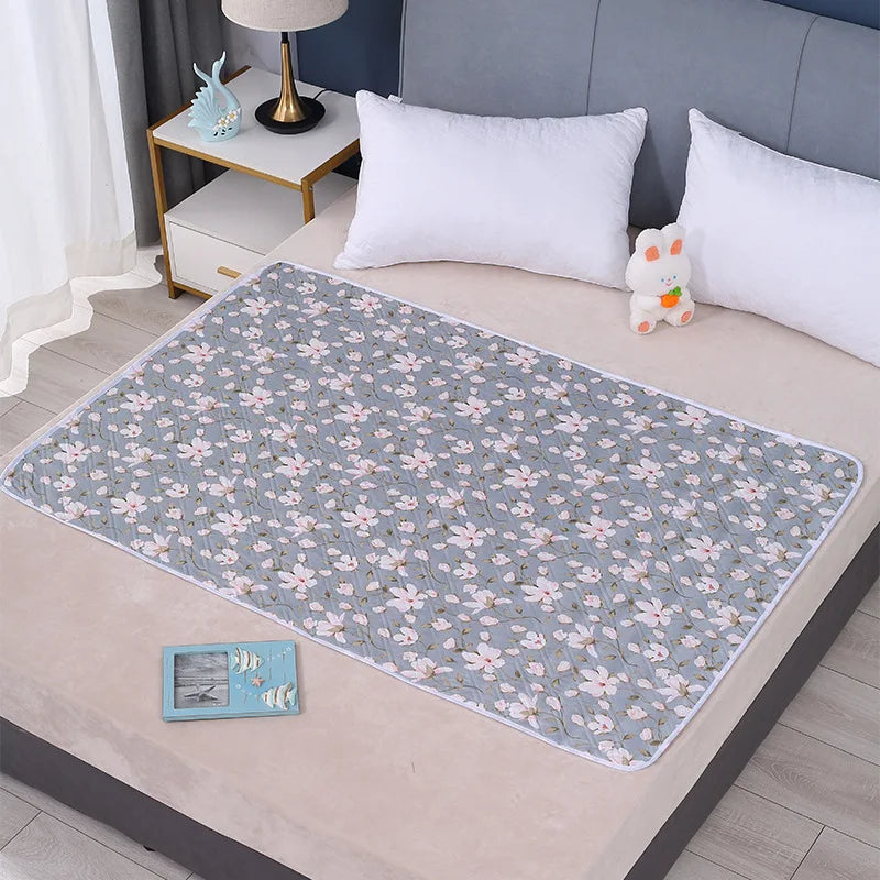 150/120/70cm Large Washable Mattress Urine Adult Elder Incontinence Bed Pad Women Menstrual Bed Sheet Protector, Kids Urine Mat - 11 / 50x70cm -S